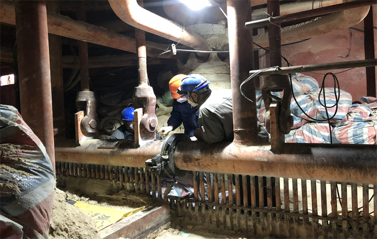 Pekerjaan perbaikan di Pembangkit Listrik, Pipa berdinding tebal-Anhui