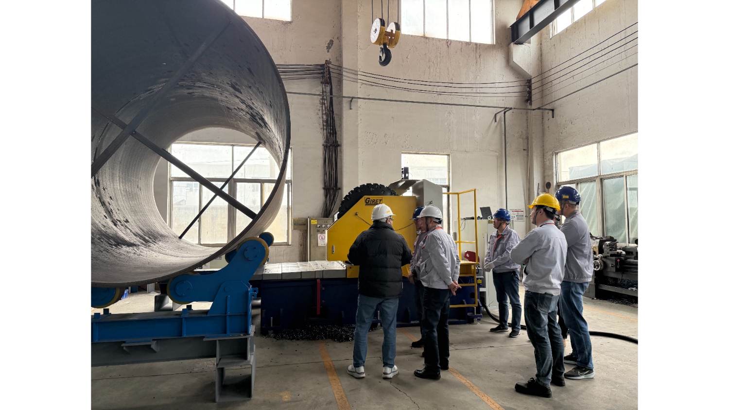 Mesin penggiling sambungan melingkar pipa GPM-CM