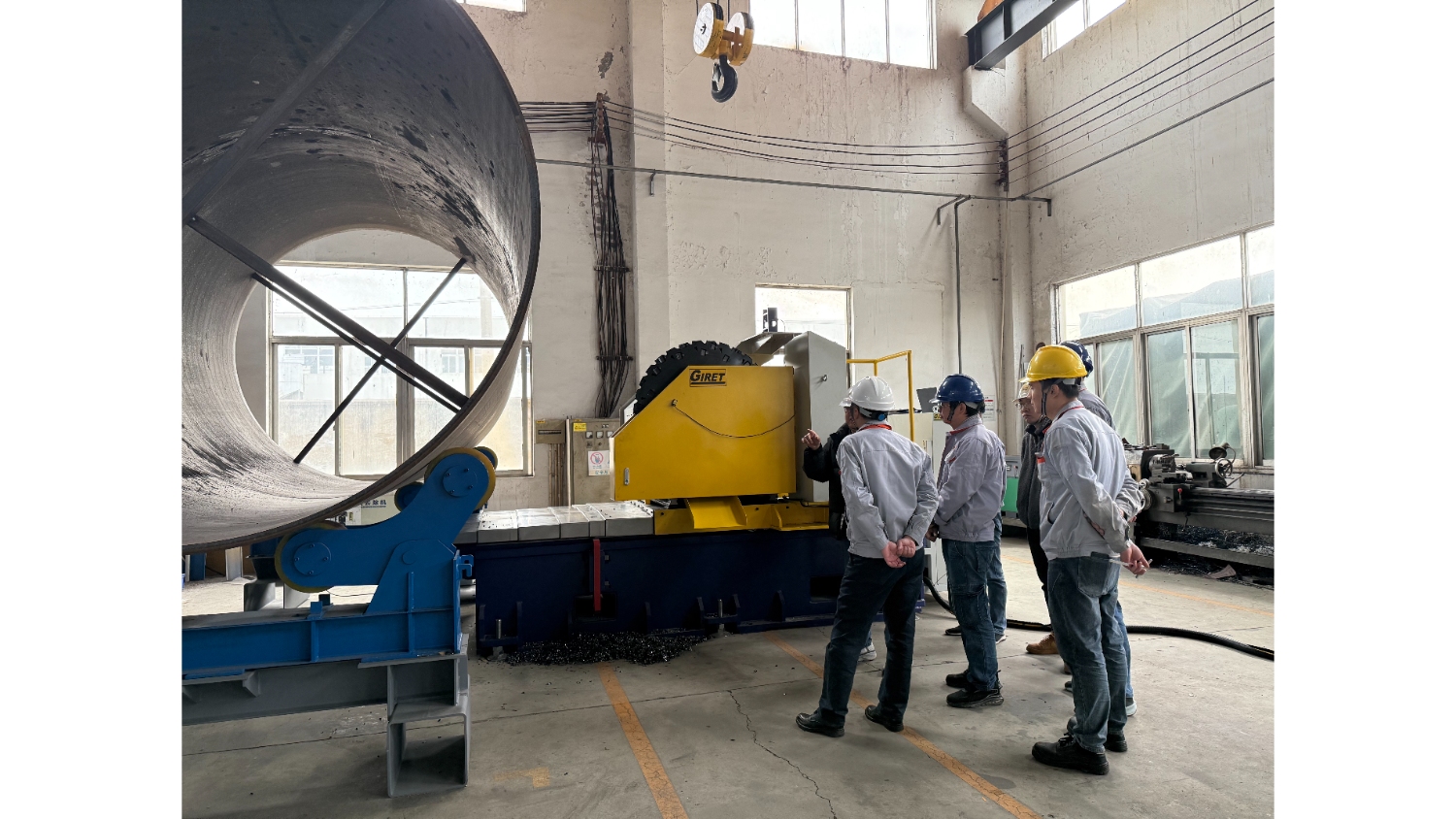 Mesin penggiling sambungan melingkar pipa GPM-CM